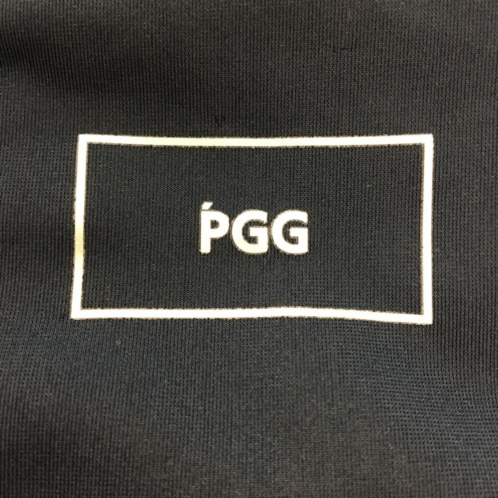 美品　PGG パーリーゲイツ　レディース ゴルフスカート ブラック　サイズ0 超美品】PGGパーリーゲイツ スカート 黒×白 裾ライン ウエストゴムロゴ