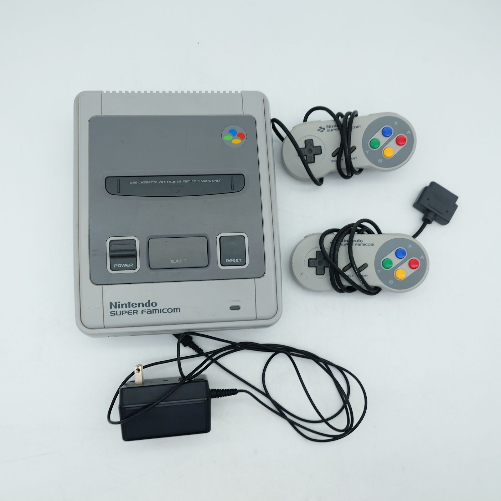 28 スーパーファミコン本体 コントローラー2個付き 箱なし - メルカリ