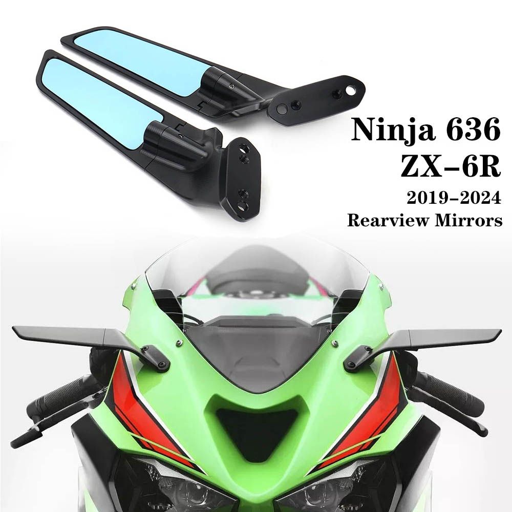 カワサキ Ninja 636 ZX-6R 用 バックミラーキット 2019-2024