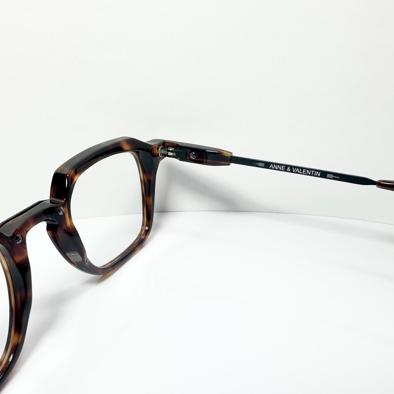 ANNE ET VALENTIN 新品・純正ケース付き HENRI 8C22 Frame France メガネ アンバレンタイン FRAME FRANCE フランス製 クラウンパント