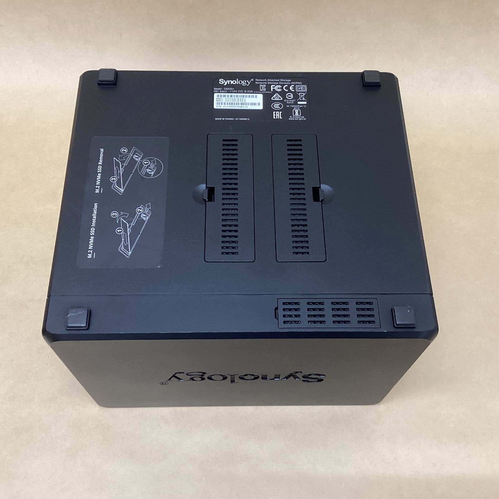 美品】SYNOLOGY DS920+ 4ベイ NAS 8TB 動作確認済 - メルカリ
