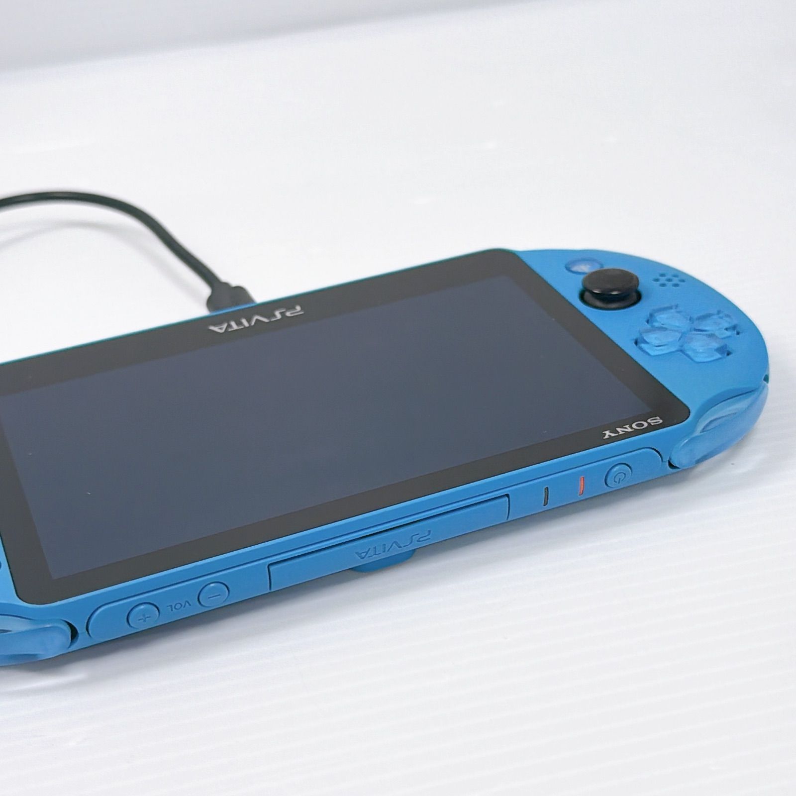 PSVITA PCH 2000 アクアブルー 良品 純正4GBメモリーカード付き