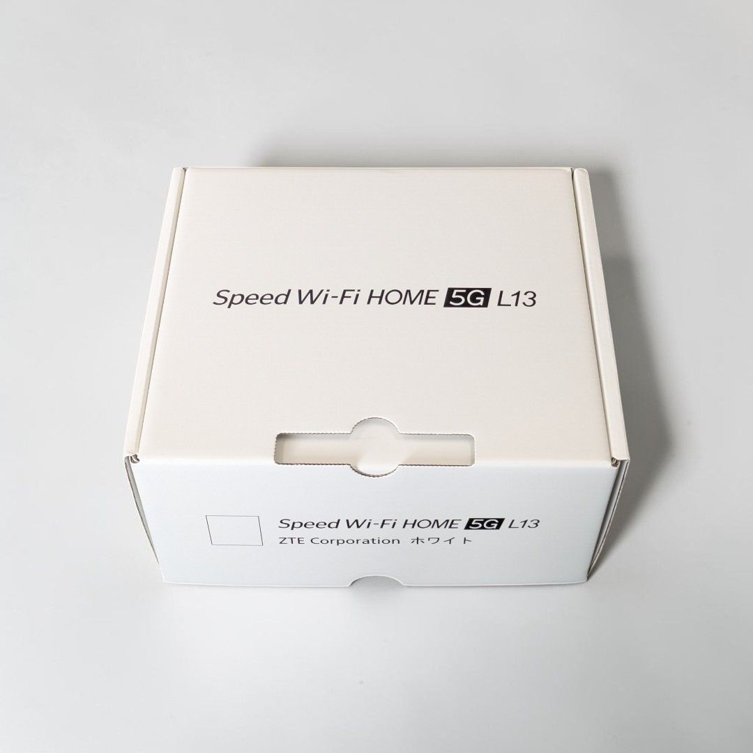 新品未使用】Speed Wi-Fi HOME 5G L13 ZTR02 ホワイト ZTE ホーム