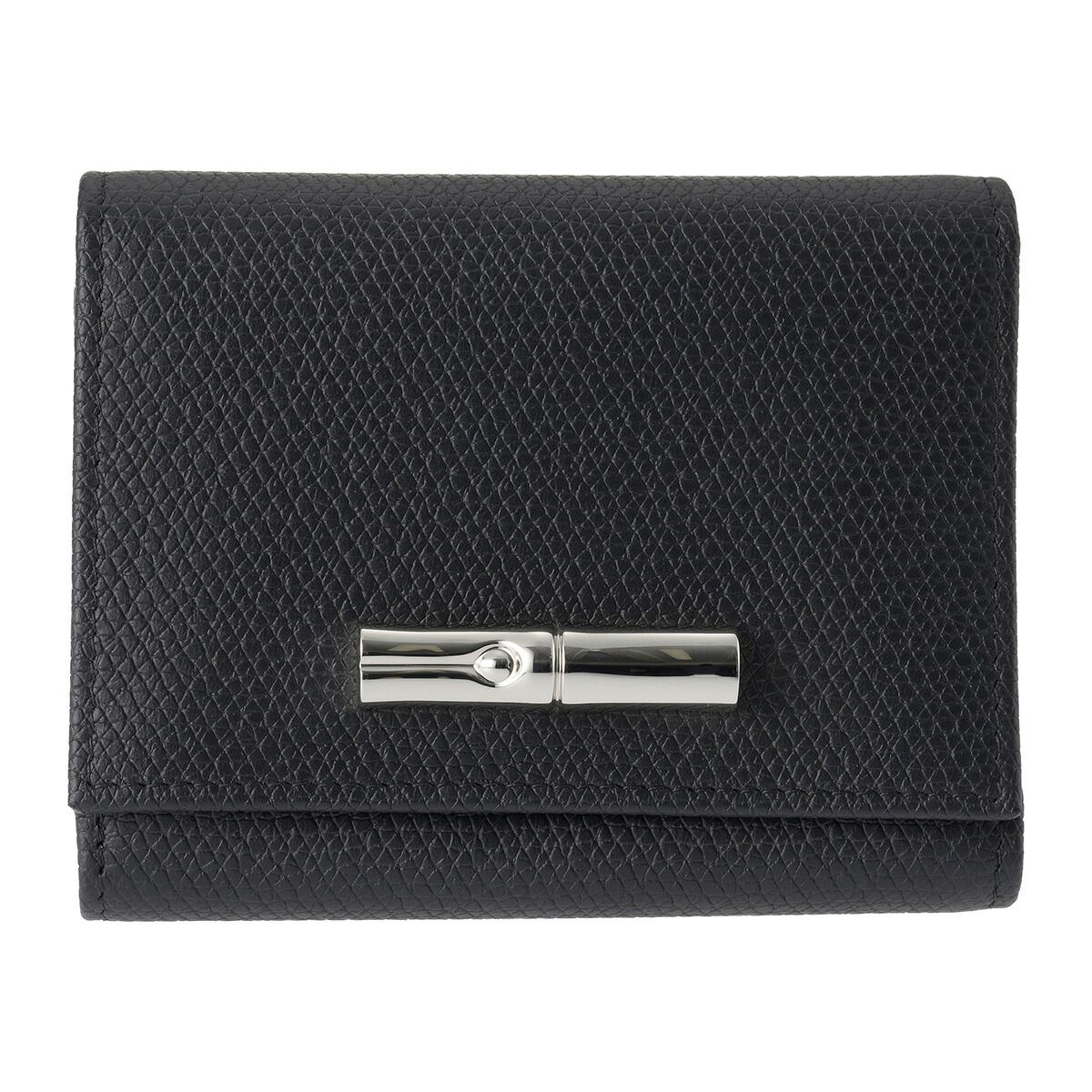 新品 ロンシャン LONGCHAMP 3つ折り財布 ル ロゾ MULTI SLOT WALLET ノワール