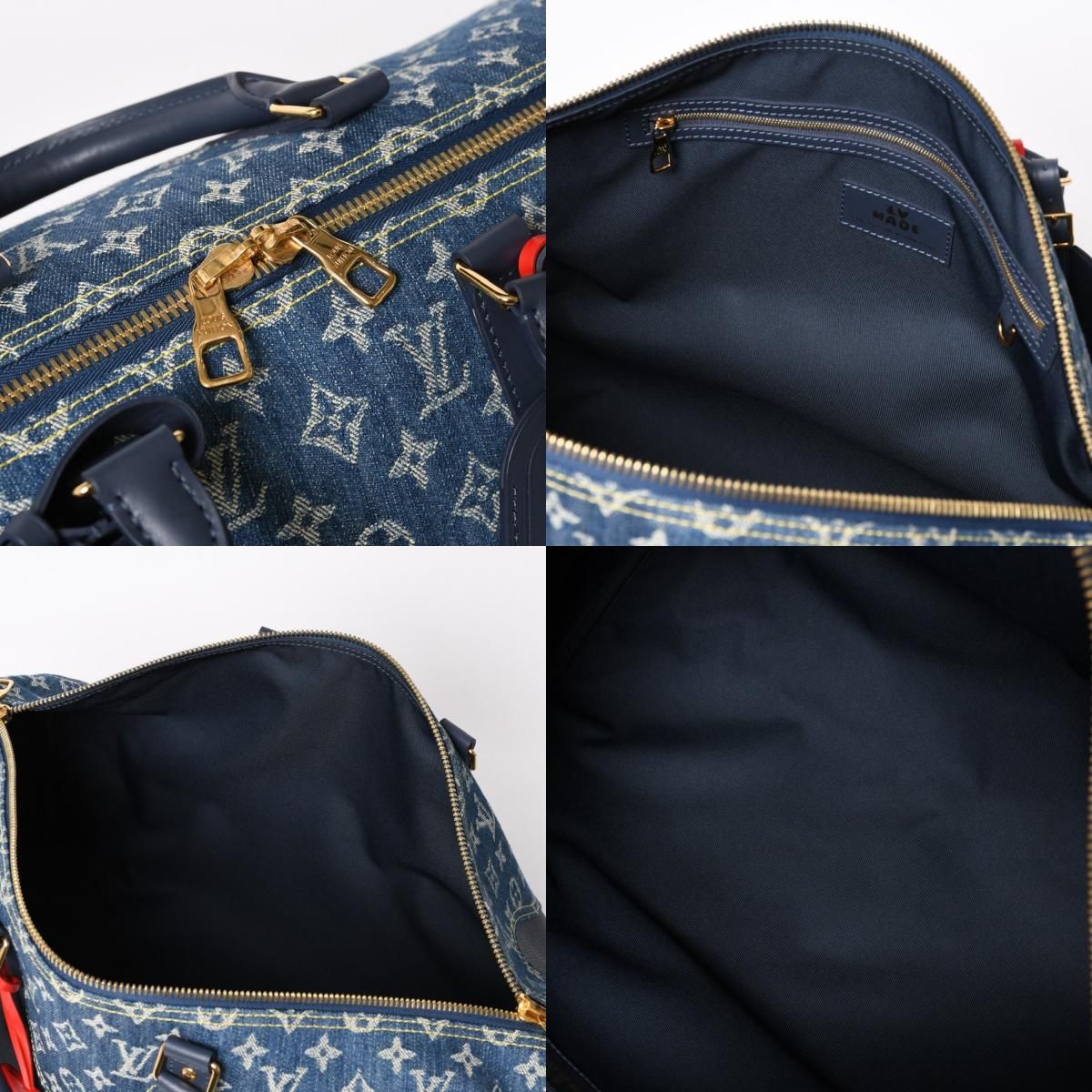 ルイヴィトン バッグ デニム 極美品 LOUIS VUITTON ルイヴィトン × NIGO キーポル バンドリエール50