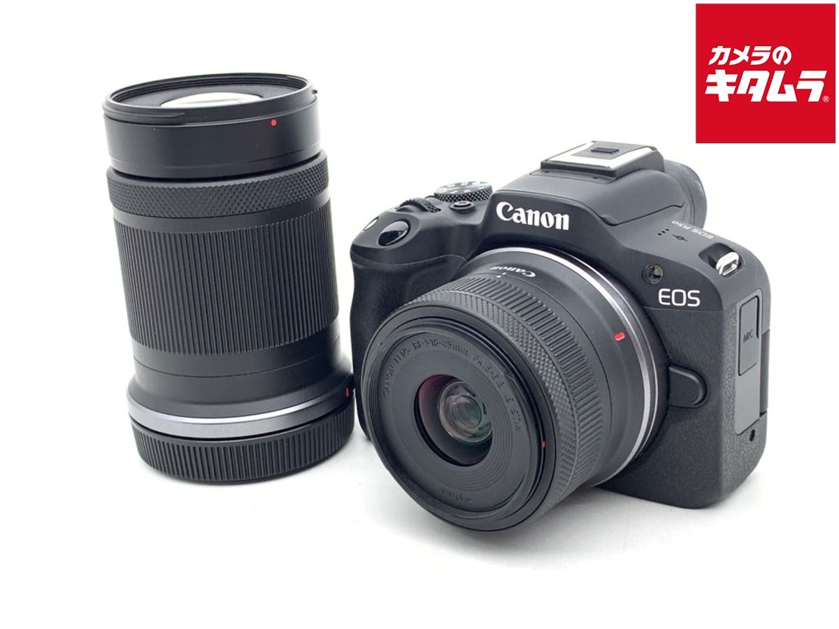 【中古】 【並品】 キヤノン EOS R50 ダブルズームキット ブラック
