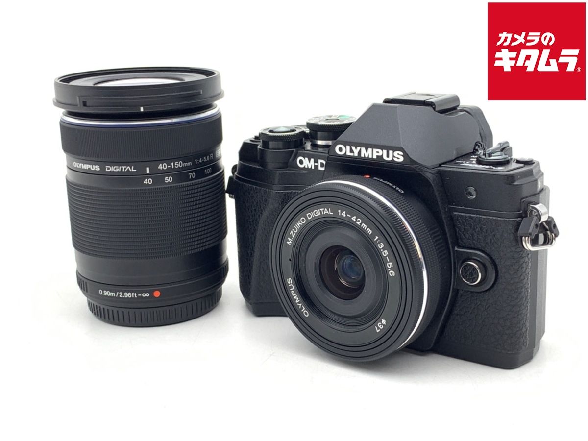 【中古】 【良品】 オリンパス OM-D E-M10 MarkIII EZダブルズームキット ブラック