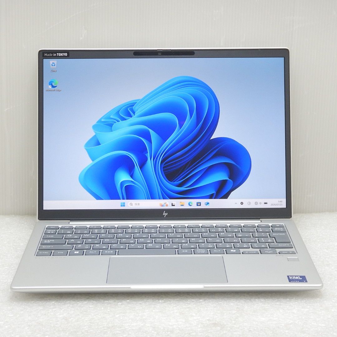 【中古Aランク】HP EliteBook 630 G11 Windows11 Pro ノートパソコン Core Ultra 7 155U メモリ32GB SSD512GB 13.3インチ WUXGA NPU搭載 最大11TOPS Office付き