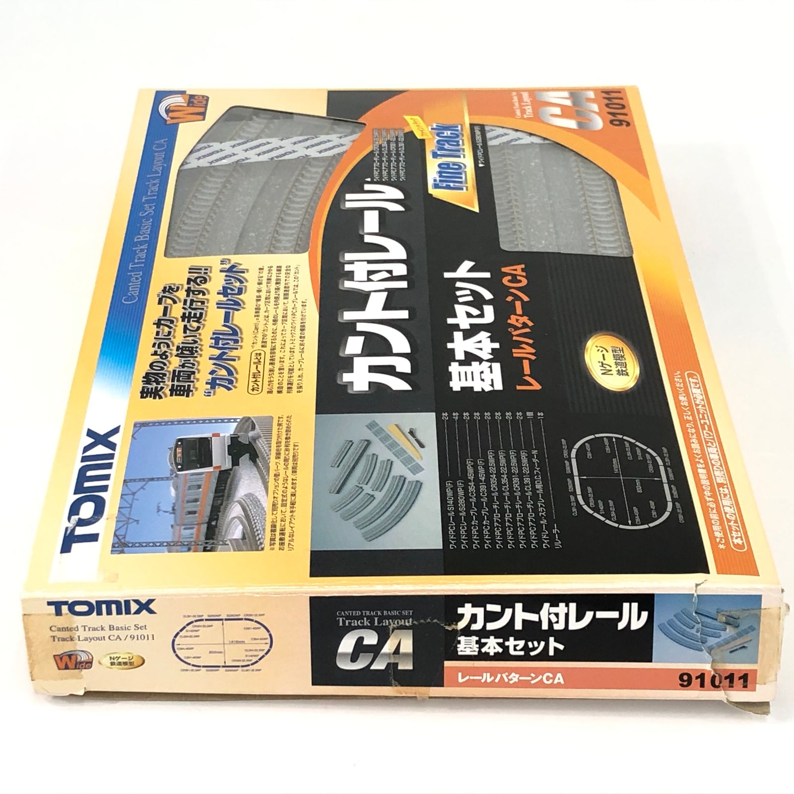 TOMIX 91011 カント付レール 基本セット レールパターンCA Nゲージ