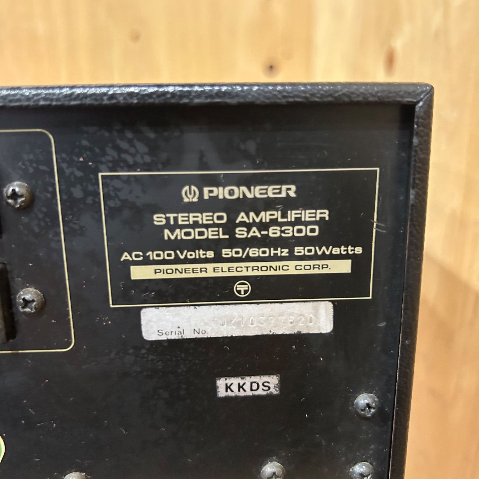 SGM】ジャンク Pioneer プリメインアンプ SA‐6300 - メルカリ