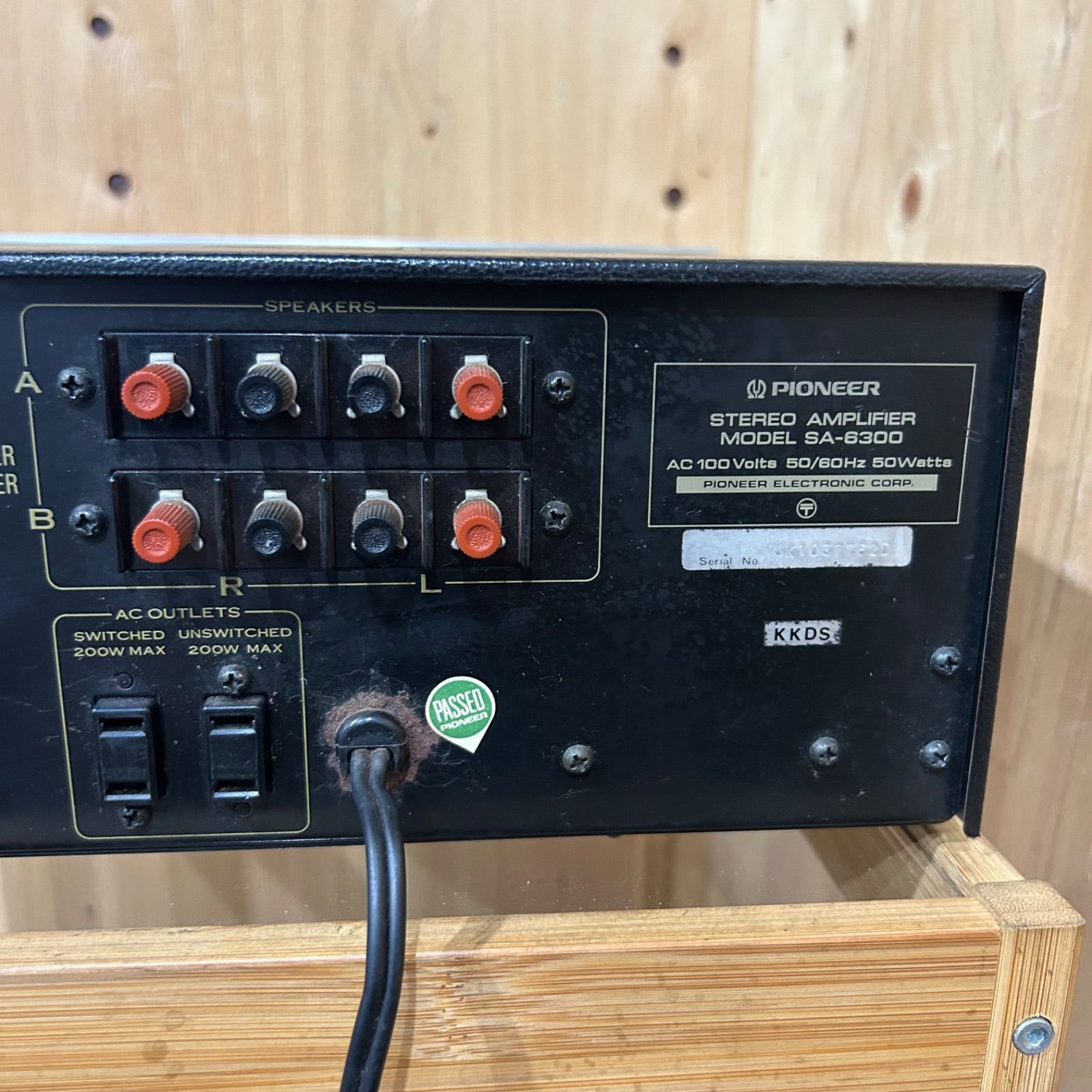 SGM】ジャンク Pioneer プリメインアンプ SA‐6300 - メルカリ