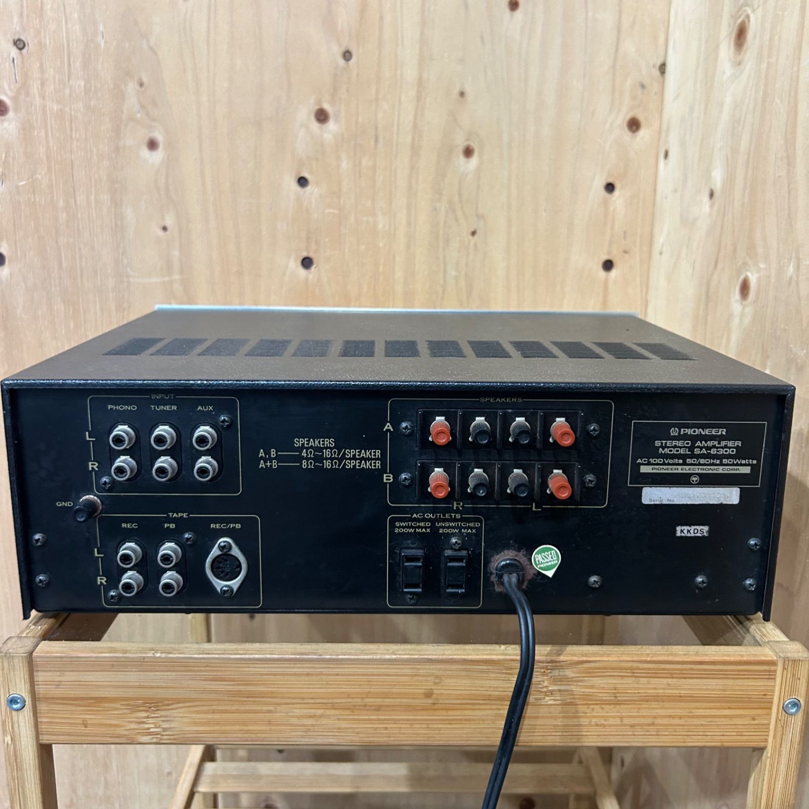 SGM】ジャンク Pioneer プリメインアンプ SA‐6300 - メルカリ