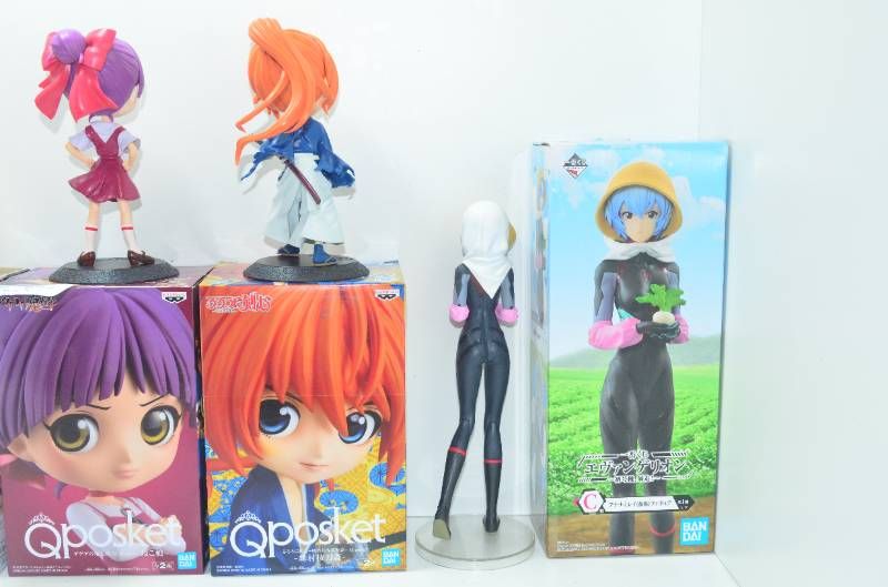 【新品未開封】Qposket エヴァンゲリオン フィギュア 22点セット 送料無料】Qposket 初音ミク シャーマンキング エヴァンゲリオン他