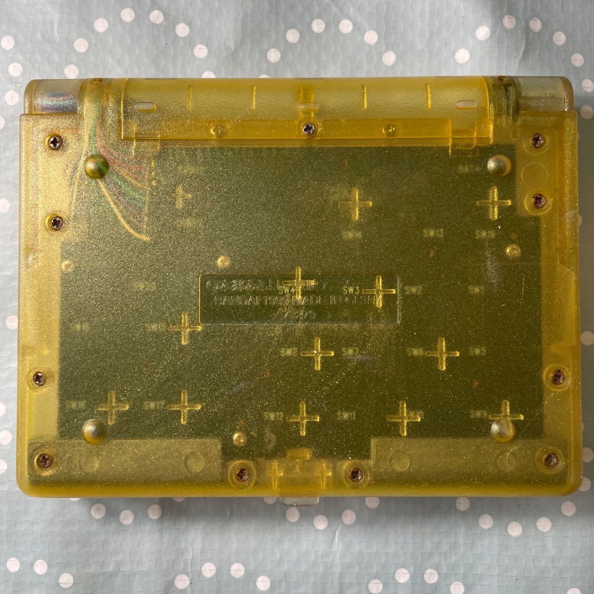 外装&液晶 美品】1999年 バンダイ デジモンアナライザー スケルトン