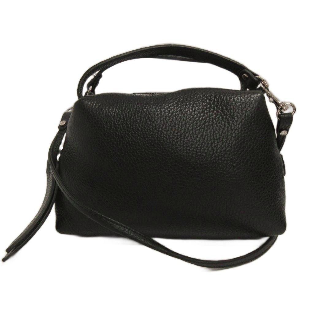 ジャンニキャリーニ GIANNI CHIARINI レザー 2way ショルダーバッグ ポシェット 黒 ブラック
