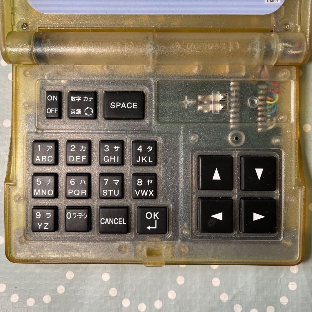 外装&液晶 美品】1999年 バンダイ デジモンアナライザー スケルトン