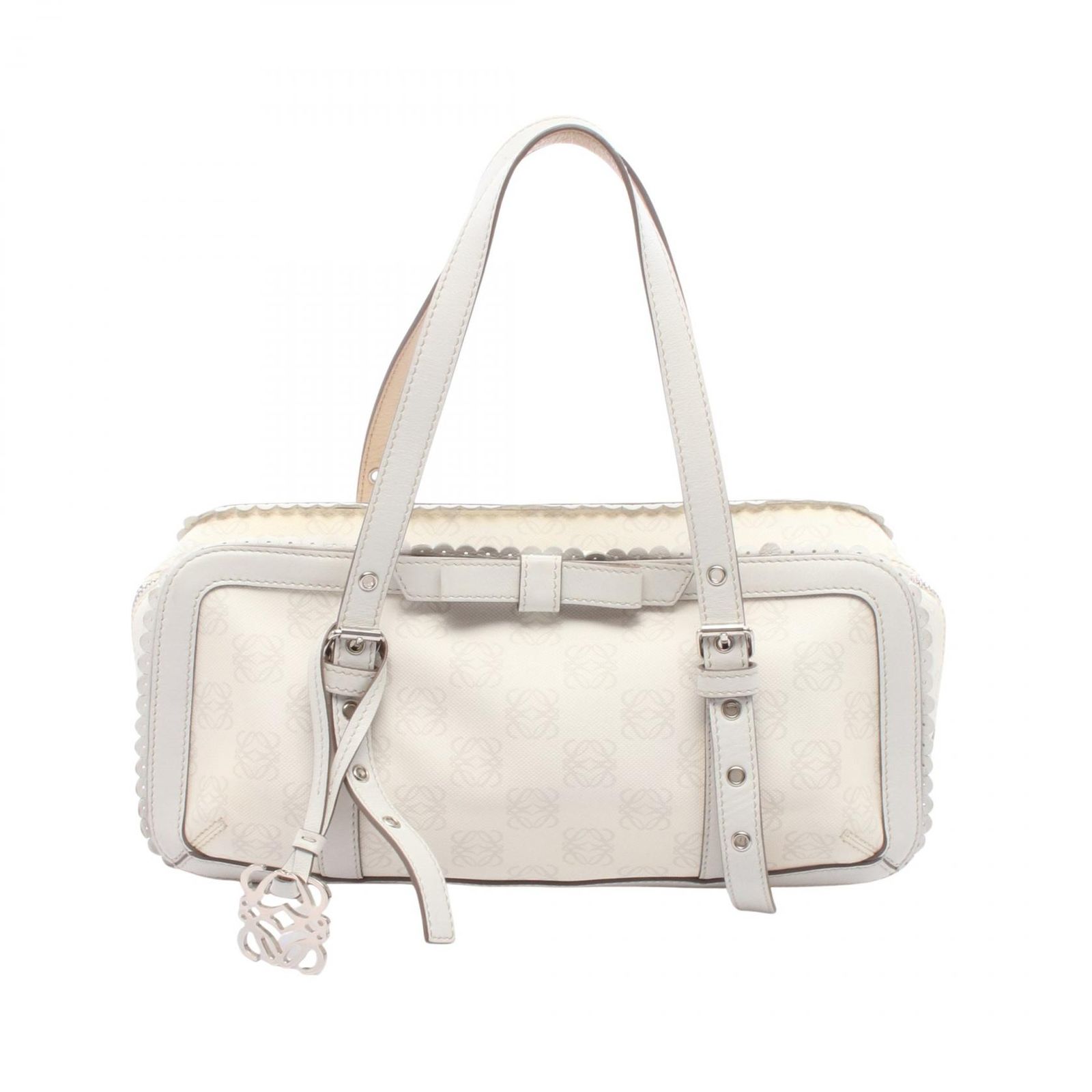 LOEWE ロエベ アナグラム リボン ハンドバッグ - メルカリ