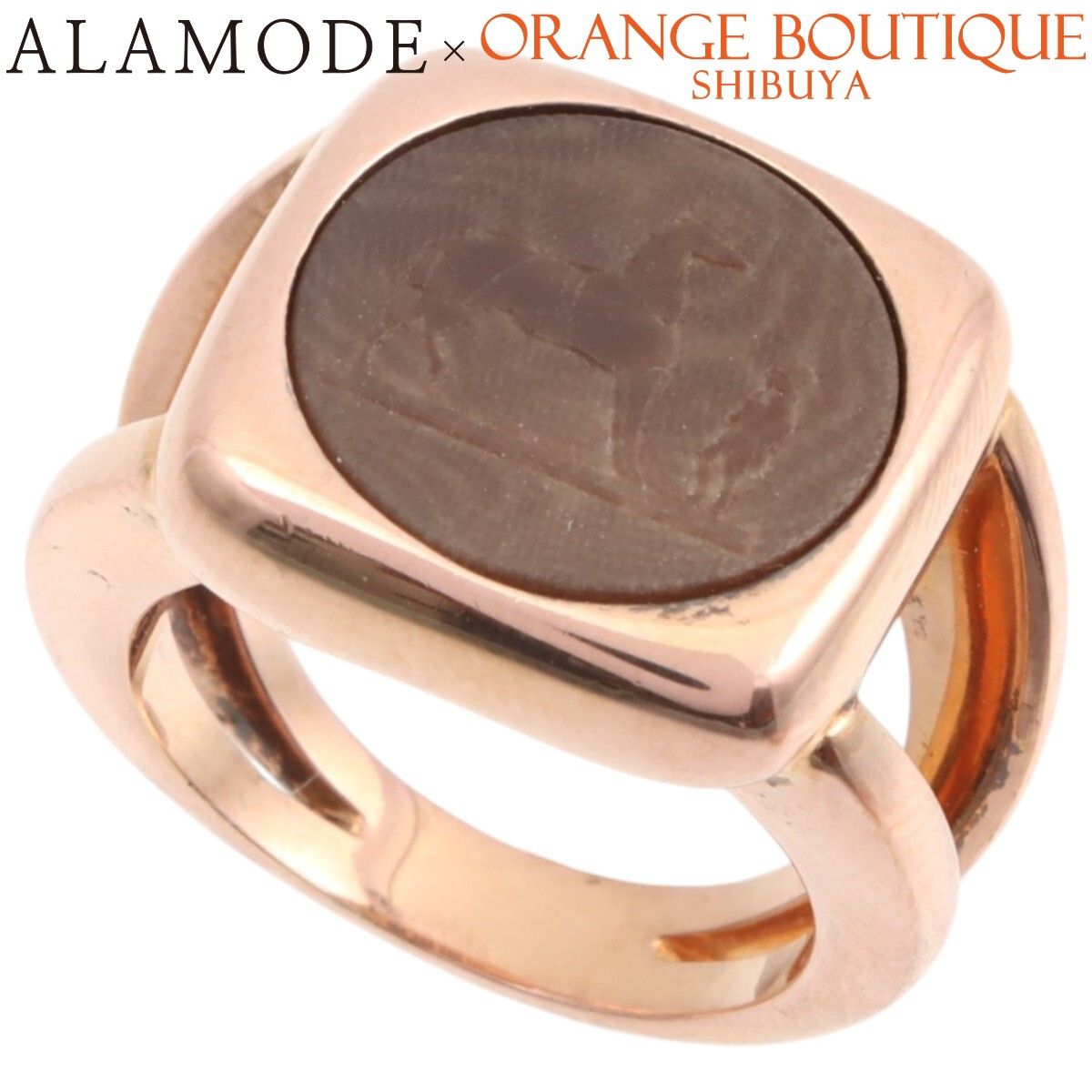 HERMES(エルメス) コロゾ メタル(GP) 53 リング・指輪 ピンクゴールド レディース 40802209259【中古】【アラモード】 44,039円