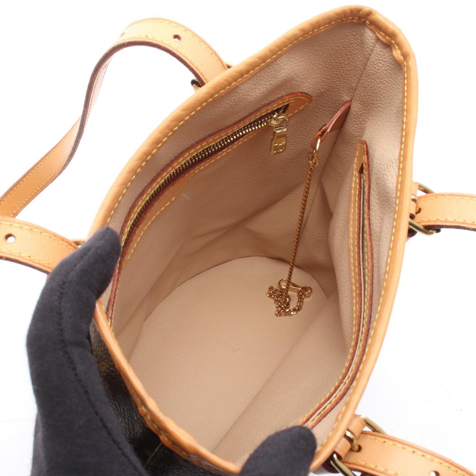 LOUIS VUITTON ルイ・ヴィトン バケットPM モノグラム ハンドバッグ