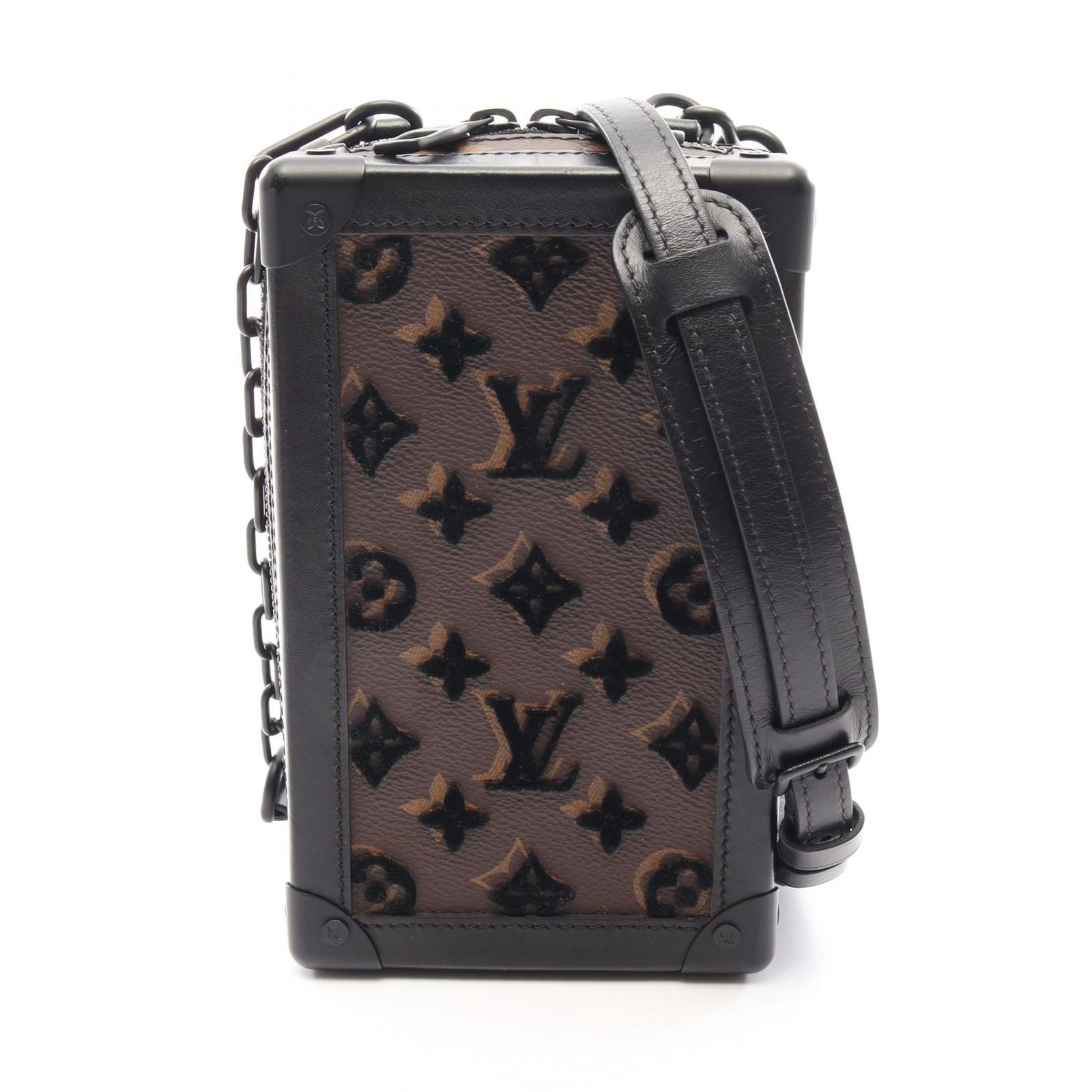 LOUIS VUITTON ルイ・ヴィトン ヴァーティカル ソフトトランク モノグラムタフタージュ ショルダーバッグ