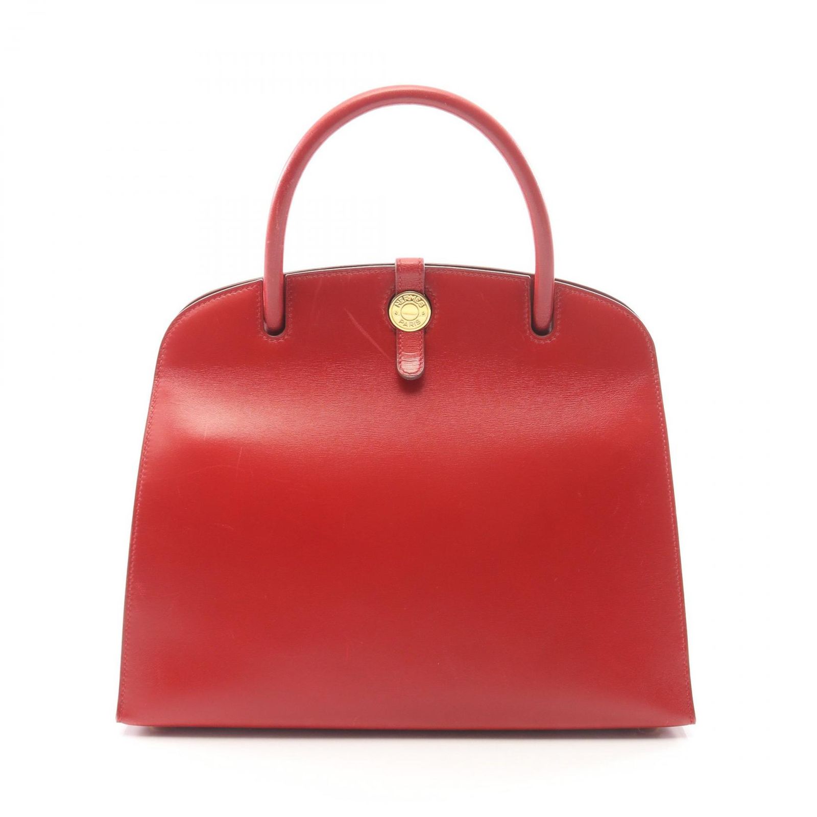 HERMES エルメス ダルヴィMM ルージュヴィフ ハンドバッグ