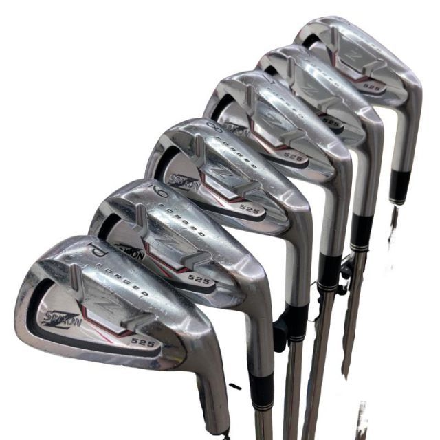 【中古】 ダンロップ SRIXON Z525 6S アイアンセット IR 純正特注シャフト (フレックスS) メンズ 男性用 右利き 右用 Cランク ゴルフクラブ