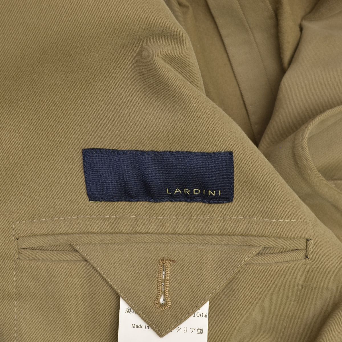 【LARDINI】JJ801AQ コットン3ボタンテーラードジャケット LARDINI】JJ801AQ コットン3ボタンテーラードジャケット - メルカリ