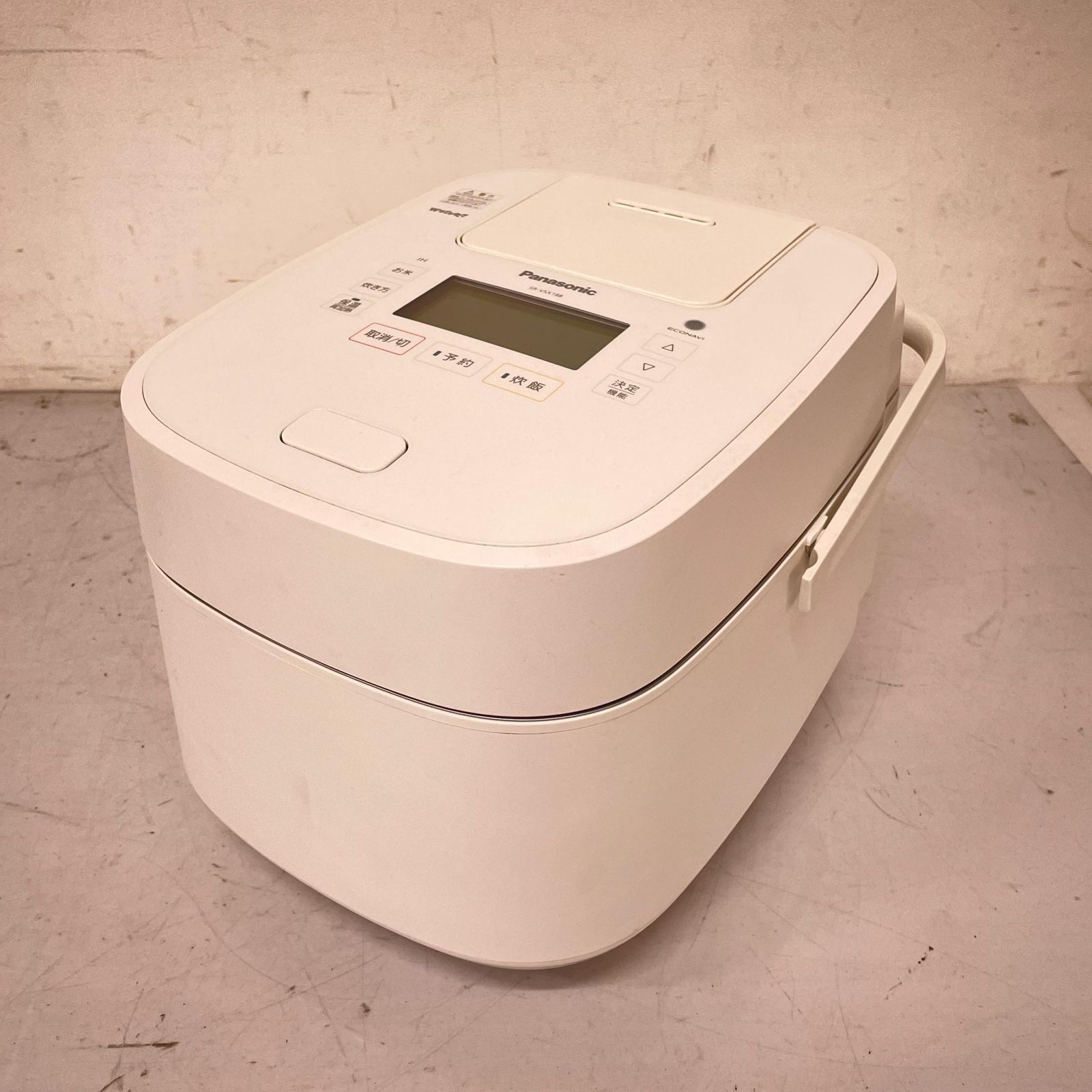 7Z002Panasonic パナソニック Wおどり炊き スチーム＆可変圧力 IHジャー炊飯器 2018年製 1升炊き 10合 SR-VSX188 炊飯器 中古【通⚪︎】
