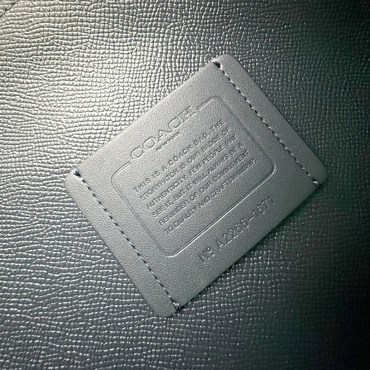 コーチ COACH モリー トートバッグ 1671 ミントブルー 未使用品 - メルカリ