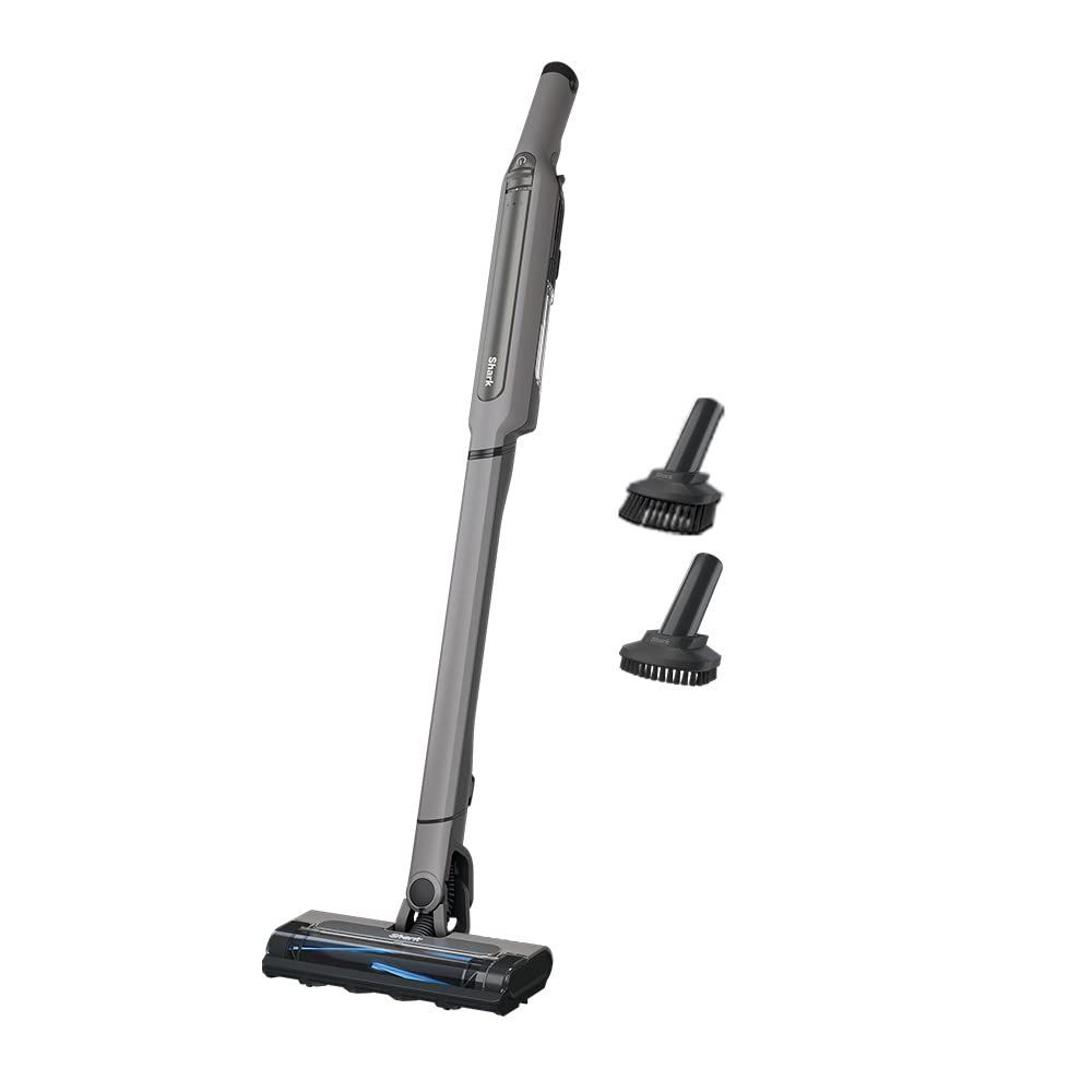 ★新品★Shark シャーク 掃除機 スティッククリーナー [ CS100J] EVOPOWER SYSTEM STD コードレス掃除機 コードレススティック 充電式 (スチールグレイ, ブラシセット)