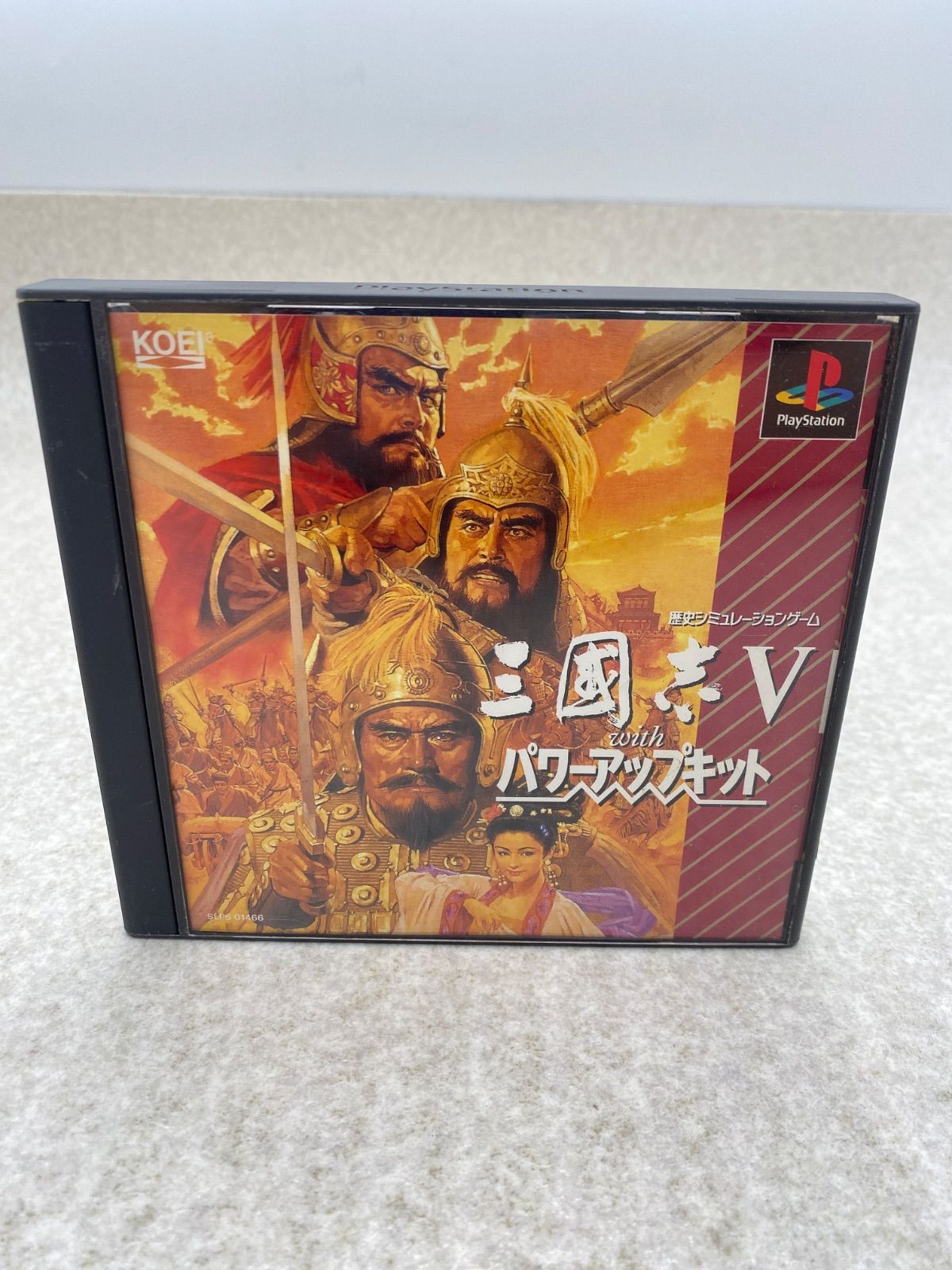 ◇【マップ付】三國志V with パワーアップキット PS ソフト 0000992633