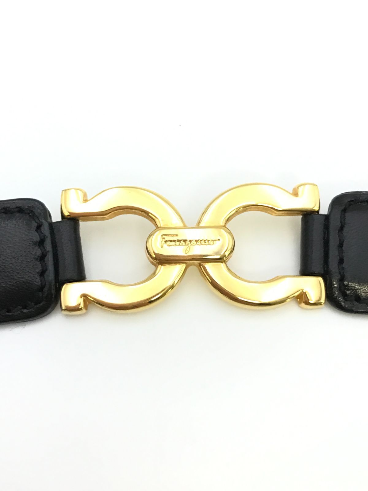 Salvatore Ferragamo フェラガモ ベルト ダブルガンチーニ ブラック