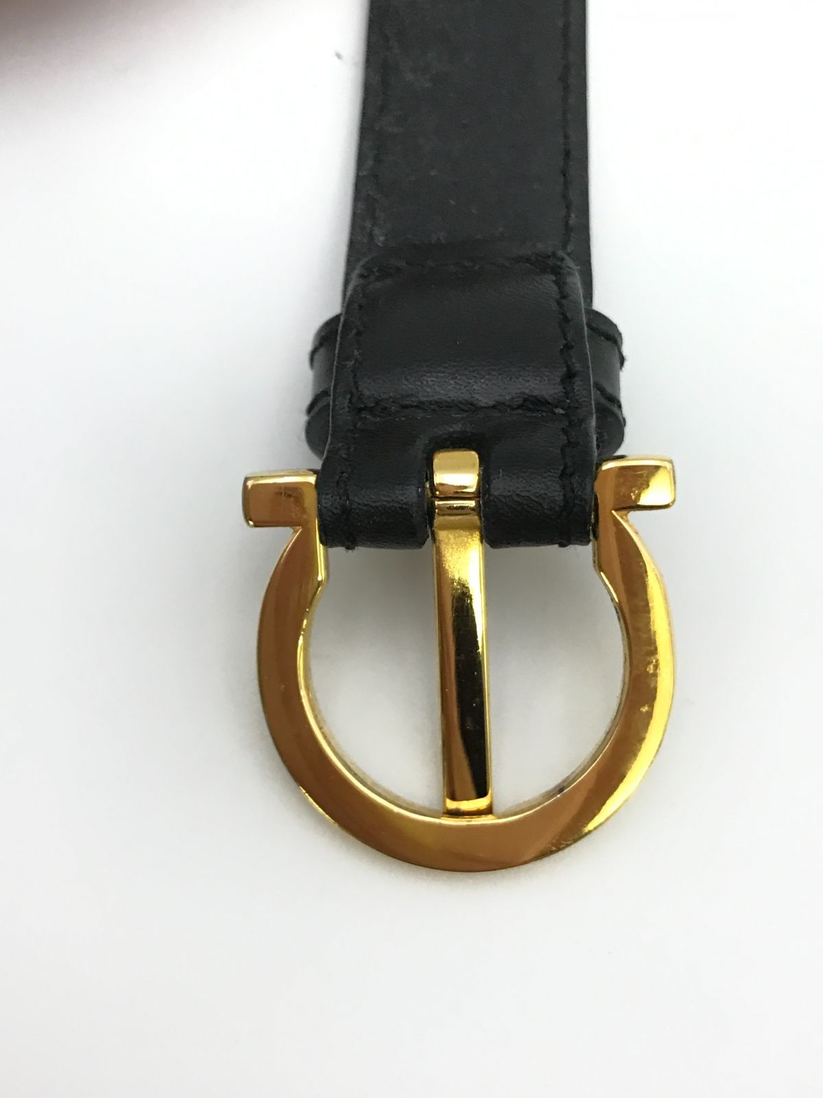 Salvatore Ferragamo フェラガモ ベルト ダブルガンチーニ ブラック
