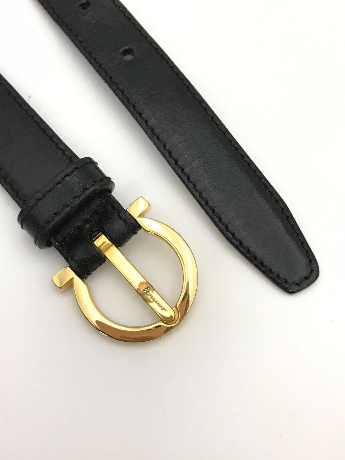 Salvatore Ferragamo フェラガモ ベルト ダブルガンチーニ ブラック