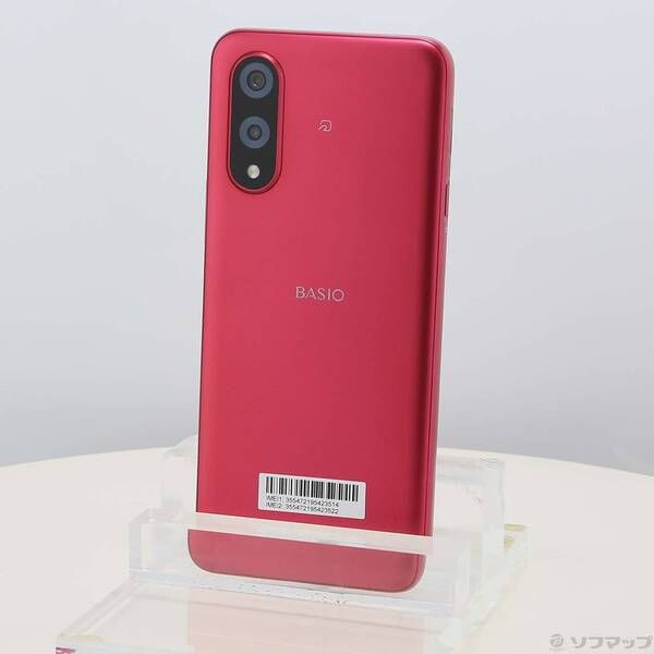中古】BASIO active3 64GB レッド KYG04 au SIMフリー - メルカリ