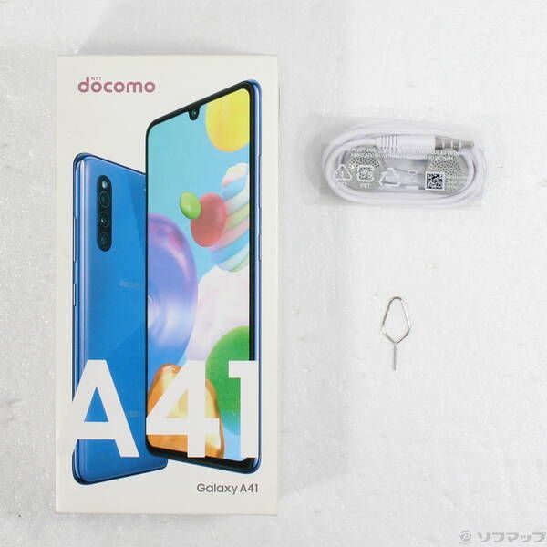 中古】Galaxy A41 64GB ブルー SIMフリー SC-41A - メルカリ