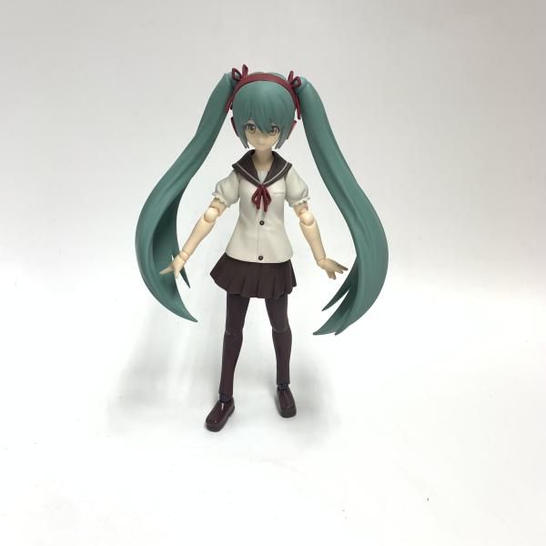 中古】B賞 figma 初音ミク セーラー服Ver. ｢グッスマくじ 初音ﾐク 2014