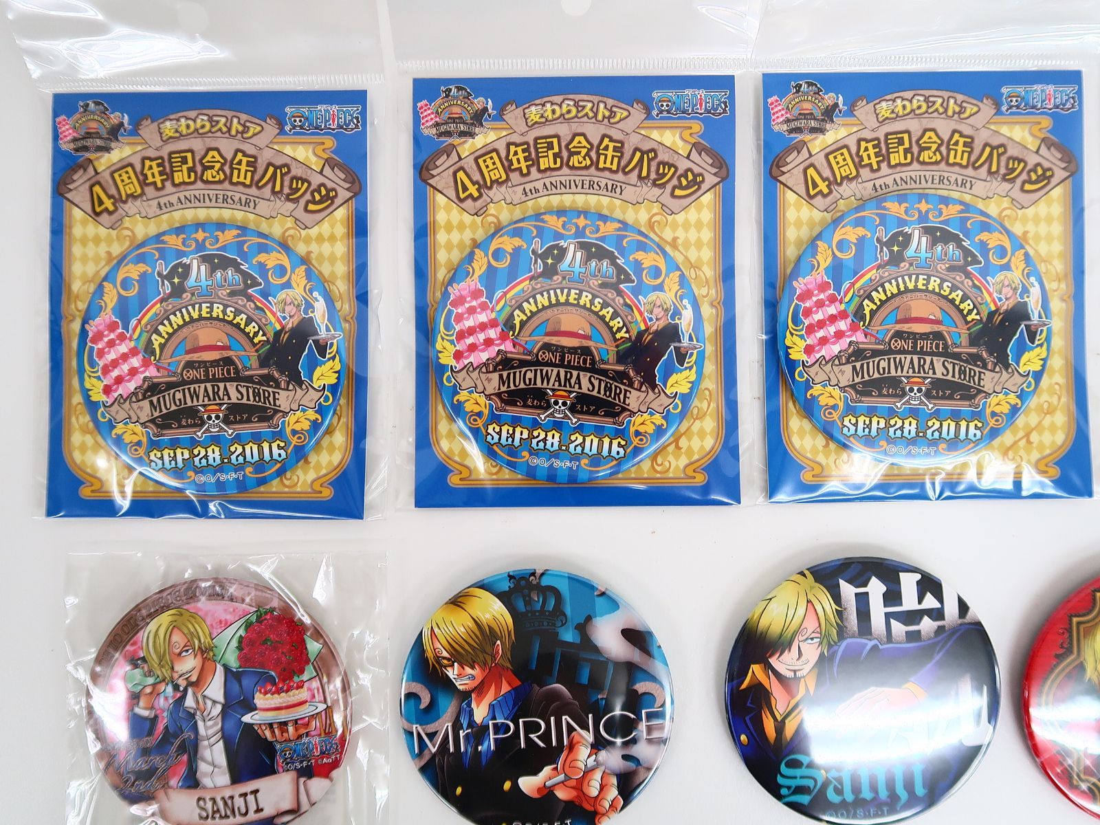 12点セット ワンピース ONE PIECE サンジ 缶バッジ - メルカリ