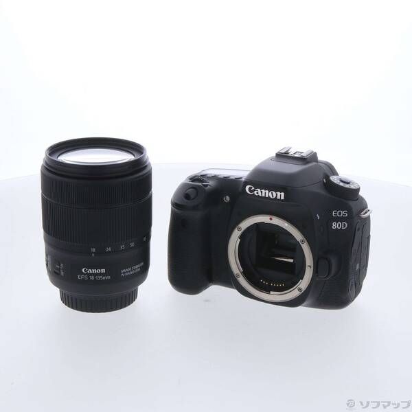 ソフマップ 〔中古品〕 EOS 80D EF-S18-135 IS USM レンズキット【262】 46,607円