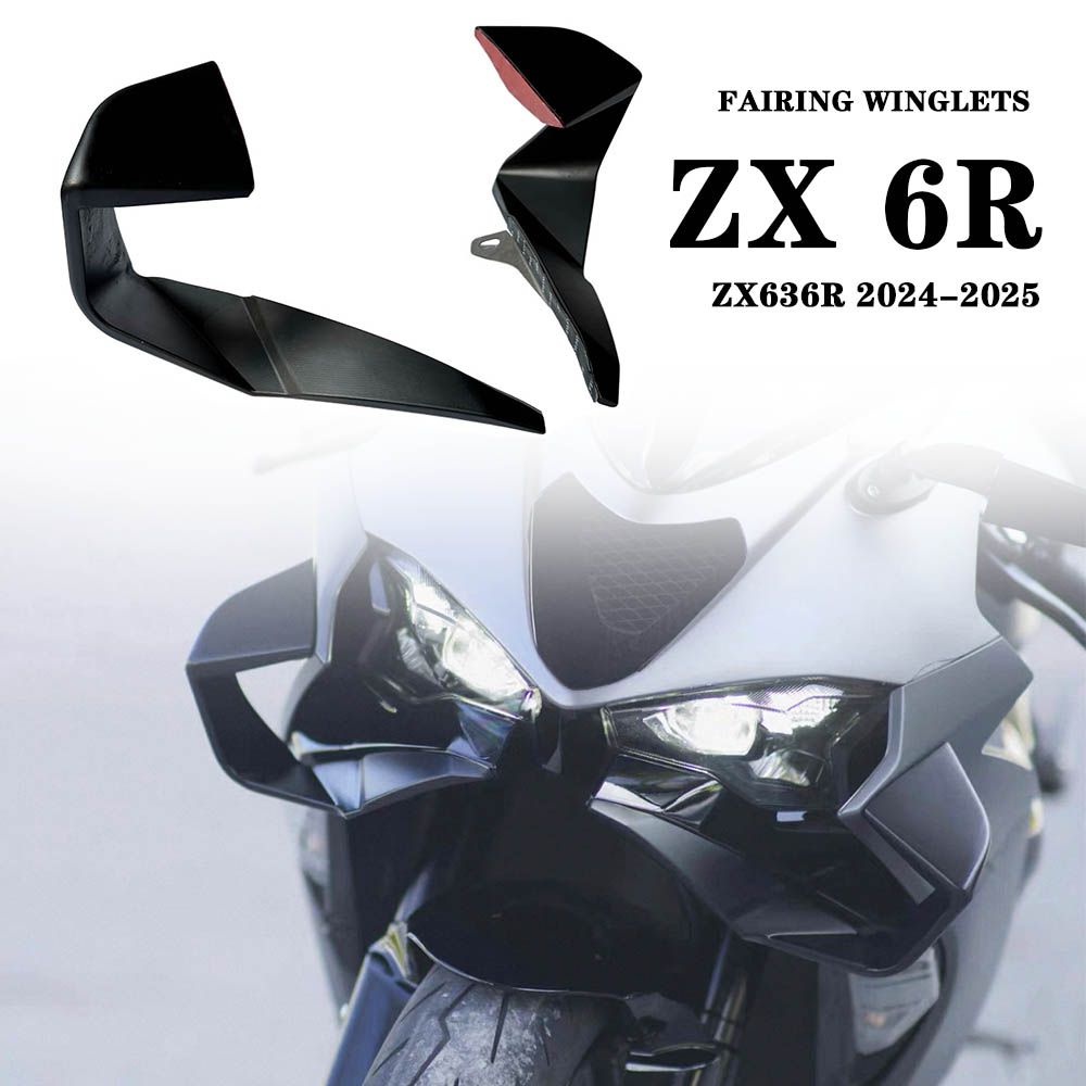 Kawasaki zx6r Ninja zx zx6r ウイングレット ZX-6R 8BL-ZX636J に適合
