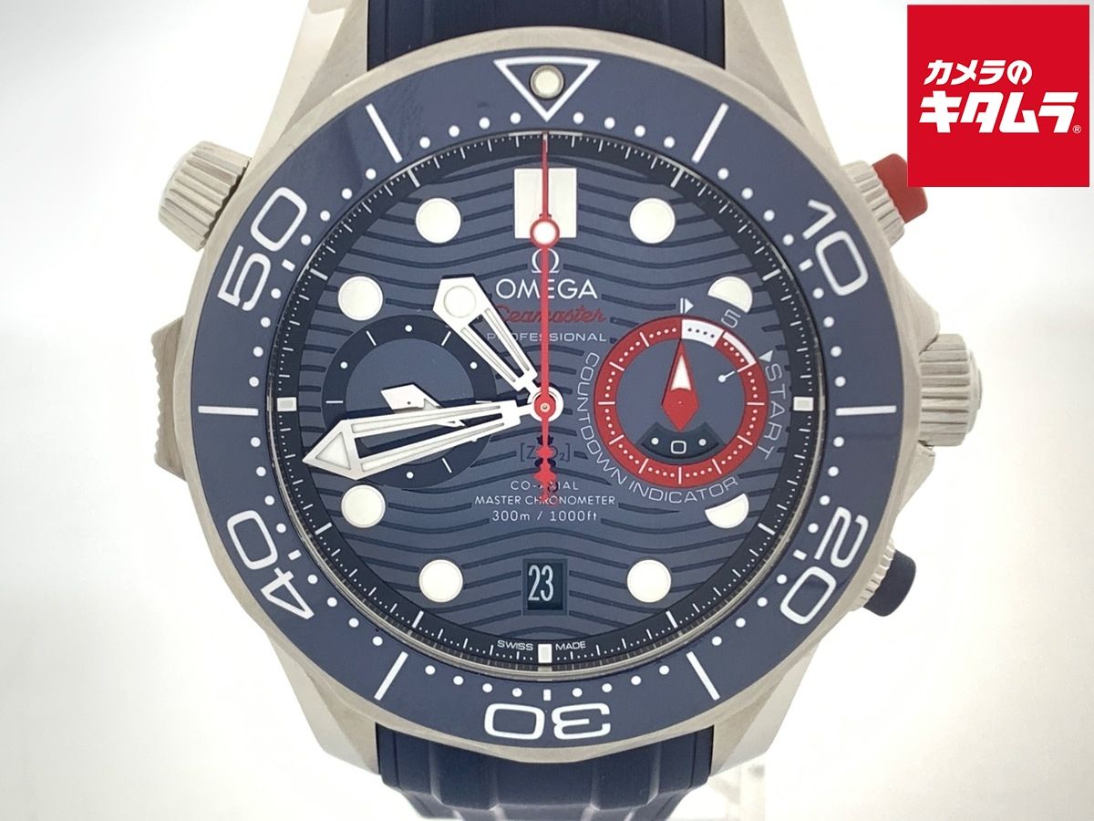 【中古】 【美品】 オメガ(OMEGA) シーマスター ダイバー300M ブルー 210.30.44.51.03.002 ステンレススティール アメリカズカップ 427,648円