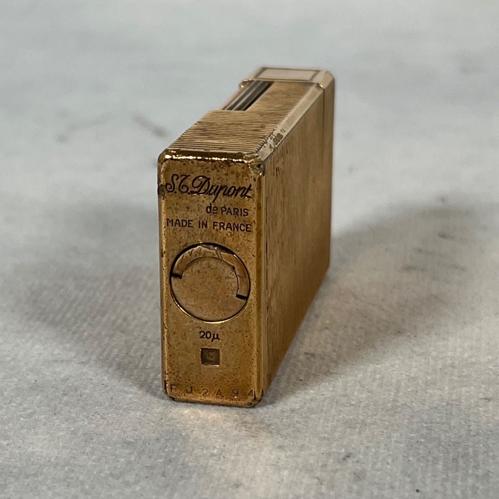 S.T. Dupont ライター クロコダイルレザー ゴールド 着火未確認