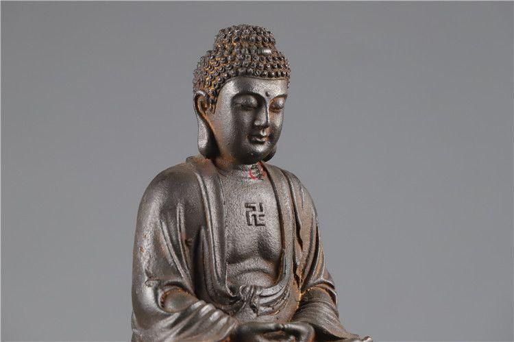 鉄器 鉄仏 大日如来仏像 鎮宅辟邪 開運風水 招財 置物 工芸品 - メルカリ