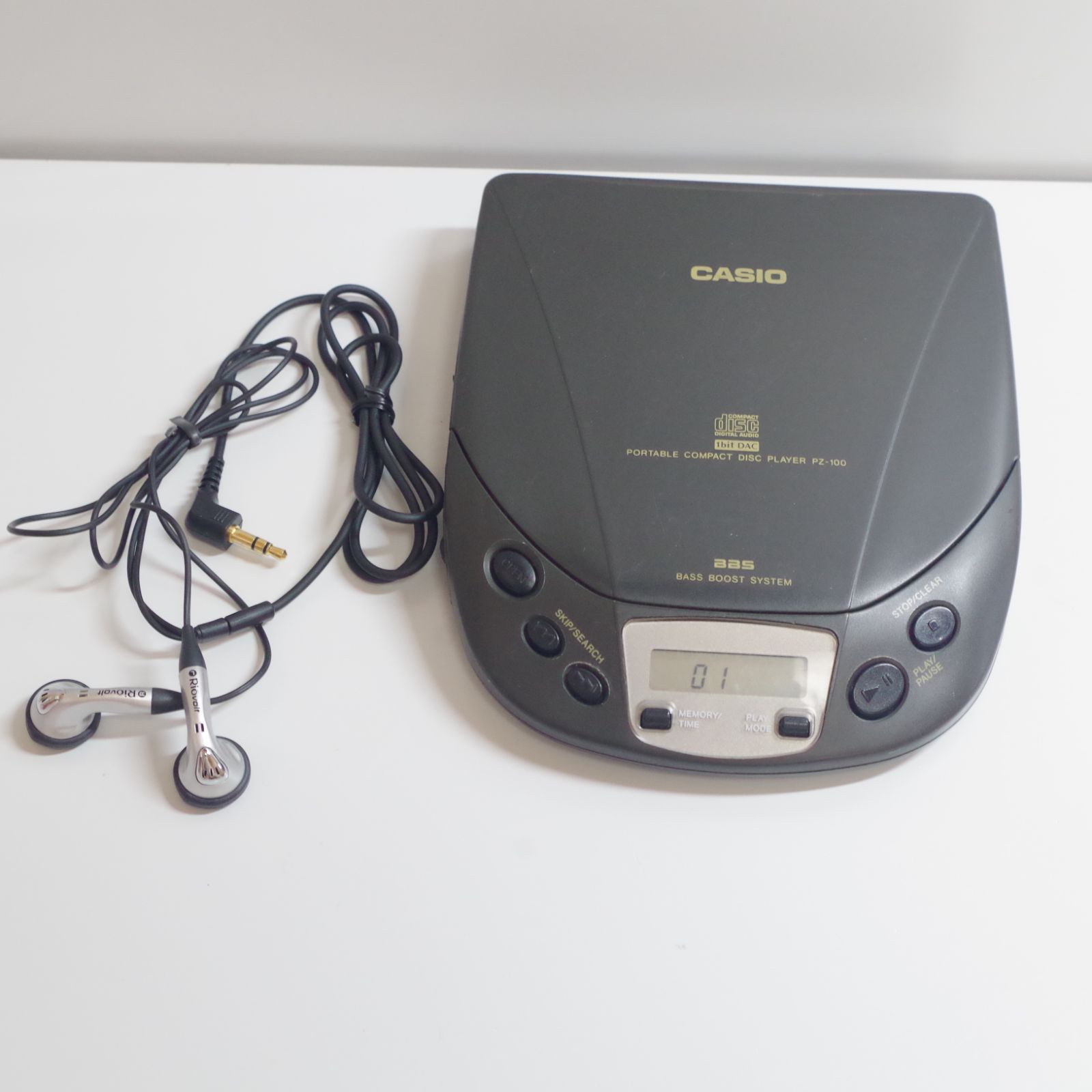 A7473 CASIO ポータブルCDプレーヤー PZ-100 - メルカリ