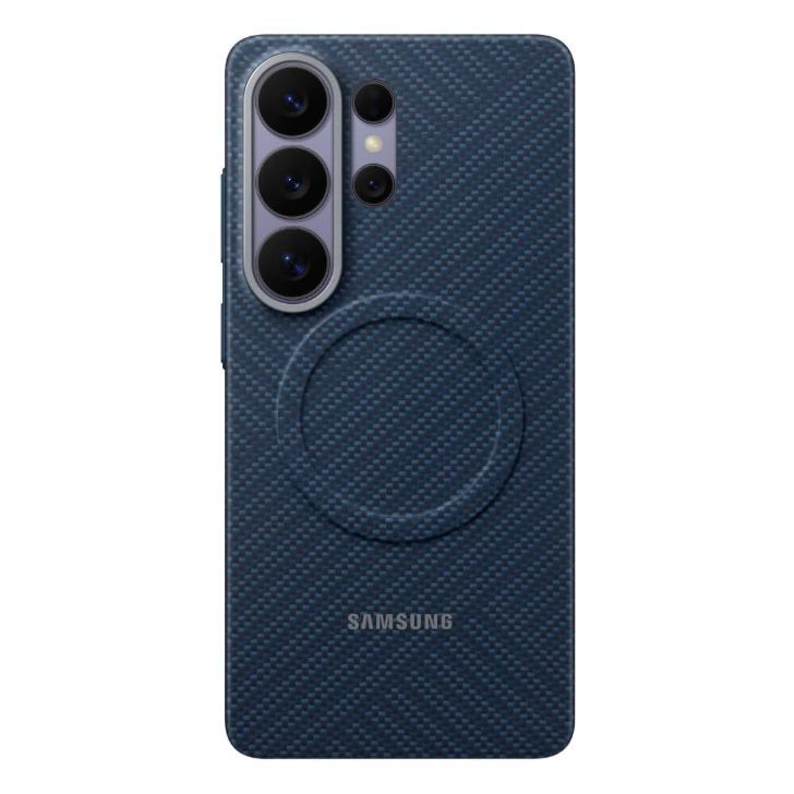 Galaxy S26 Ultra カーボンマグネットケース ブラック/ブルー