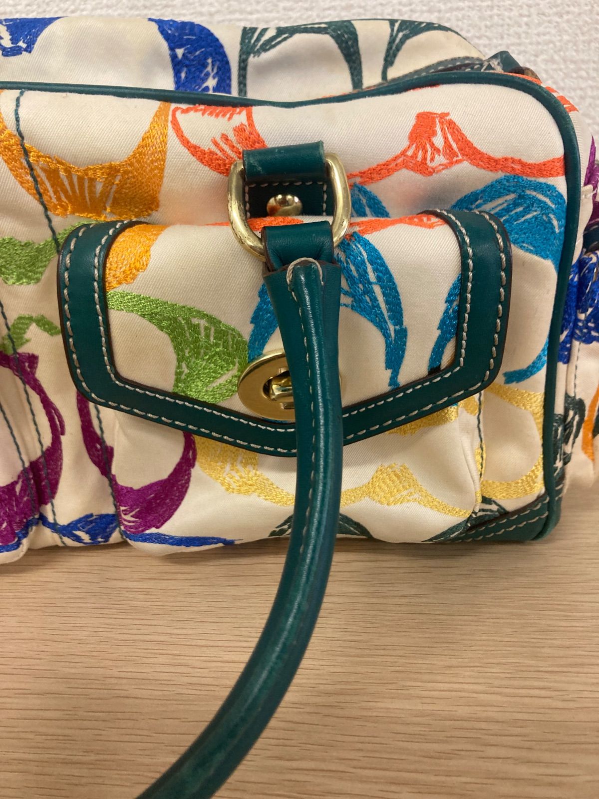 COACH コーチ スクリブル シグネチャー トートバッグ 1847 マルチ