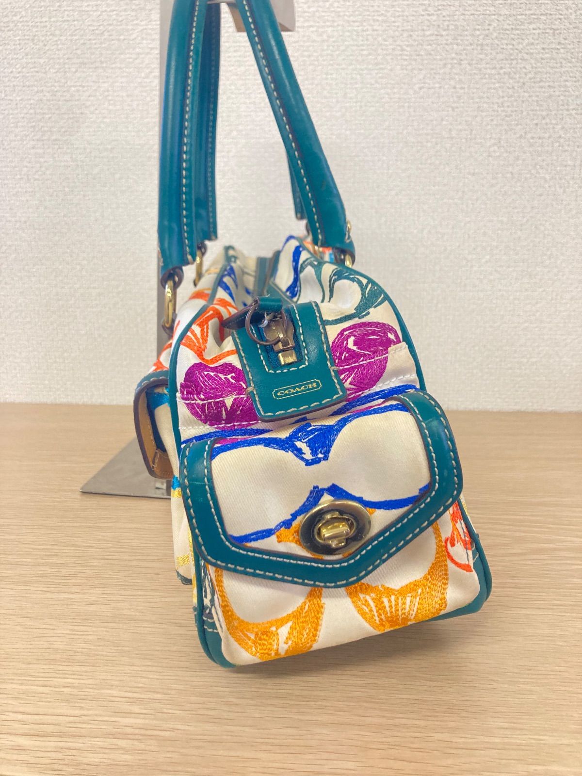 COACH コーチ スクリブル シグネチャー トートバッグ 1847 マルチ