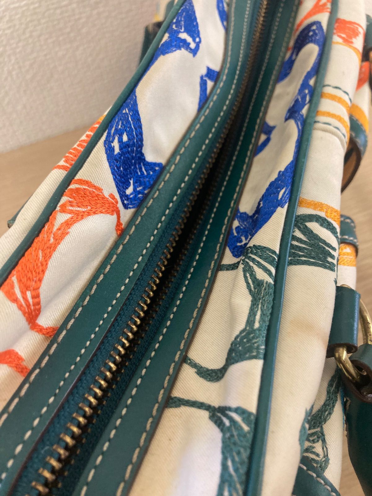 COACH コーチ スクリブル シグネチャー トートバッグ 1847 マルチ
