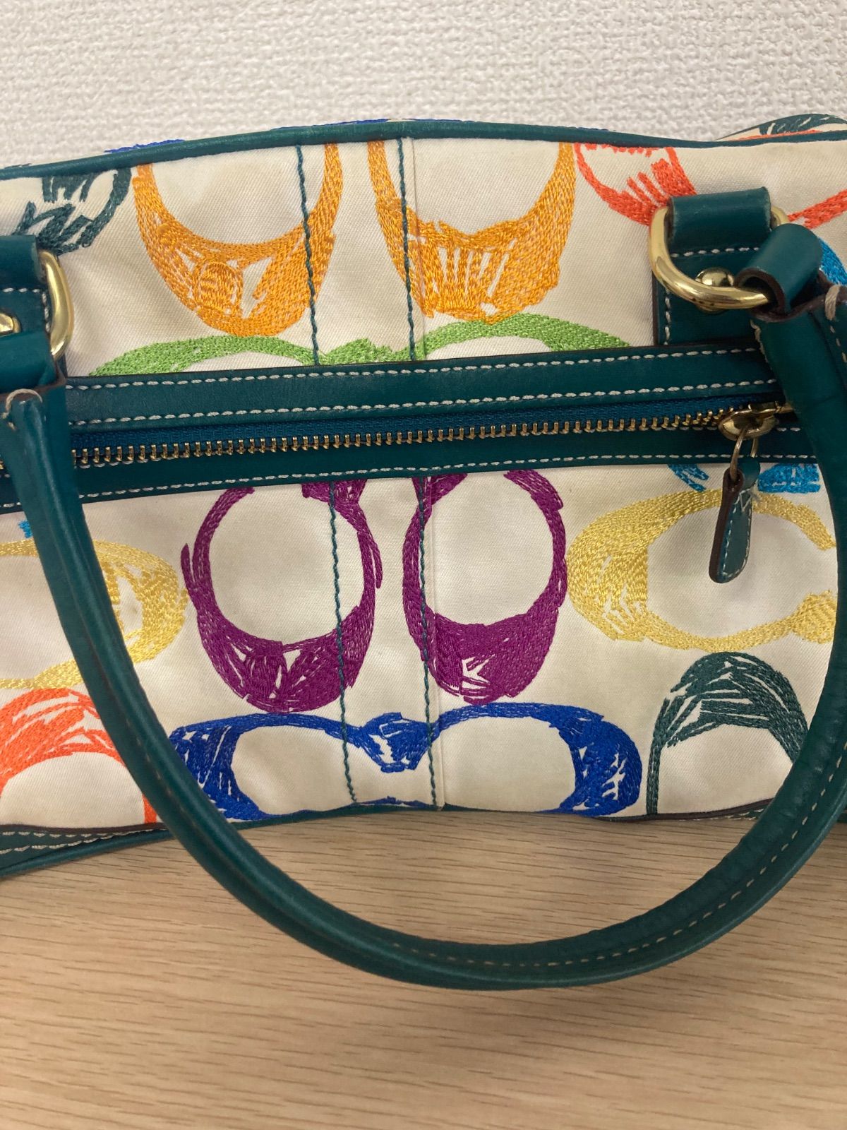 COACH コーチ スクリブル シグネチャー トートバッグ 1847 マルチ