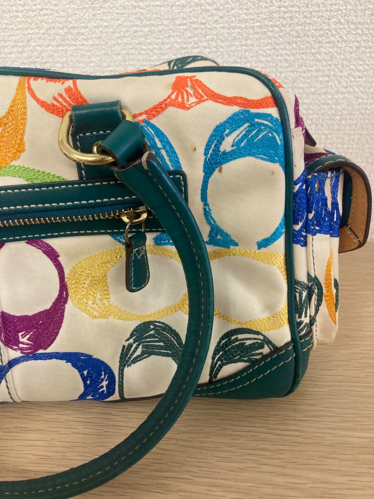 COACH コーチ スクリブル シグネチャー トートバッグ 1847 マルチ